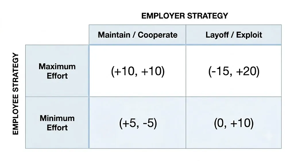 Minimum Effort Game - Payoff Table