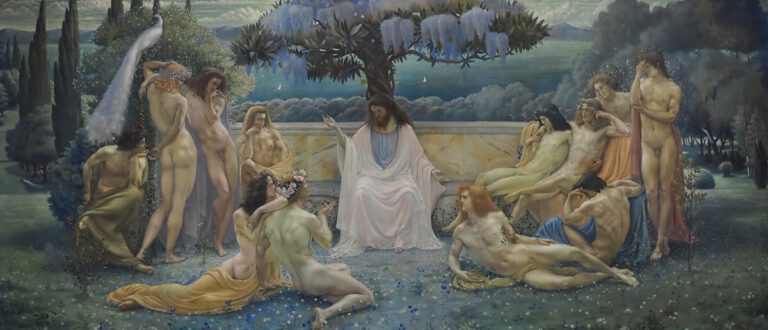 "L'Ecole de Platon", by Jean Delville