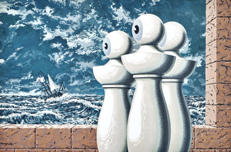 René Magritte - Il difficile attraversamento (1968)